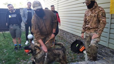 Подружжя з Житомира тренує собак для військових ЗСУ Подружжя з Житомира тренує собак для військових ЗСУ