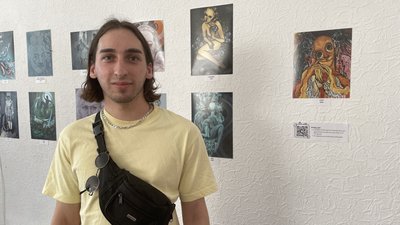 Відвідувач артвиставки Олександр Відвідувач артвиставки Олександр