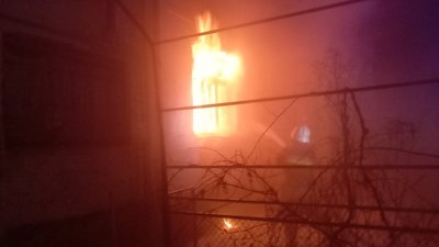 Пожежа у селі Цегів на Волині