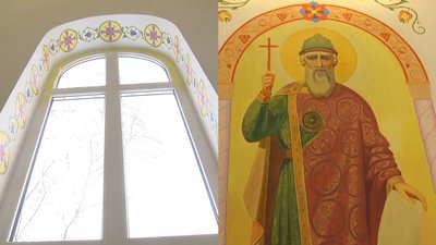У Маріуполі розписують каплицю в українському стилі