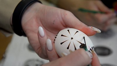 Тернопільські пластуни разом виготовляли писанки Тернопільські пластуни разом виготовляли писанки