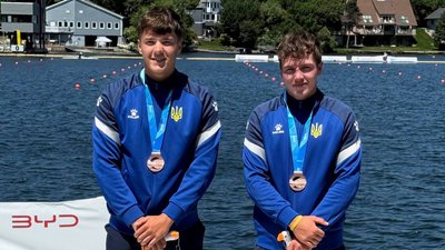 Веслувальники з Волині Іван Кисіль та Тимофій Мельничук на чемпіонаті світу