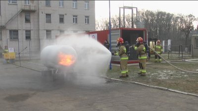 Вінницькі рятувальники випробовують тренажери для гасіння пожеж Вінницькі рятувальники випробовують тренажери для гасіння пожеж