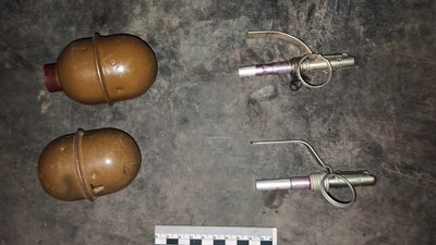 Гранати, тротилову шашку та набої: черкащанин вдома зберігав боєприпаси, їх вилучили