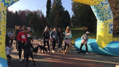 У тернопільському парку провели забіг із домашніми улюбленцями