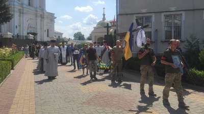 У Луцьку провели в останню путь військового Максима Єремію