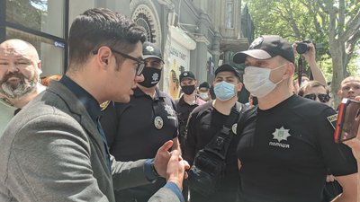 Друкарня Фесенка: мешканці Одеси вкотре вийшли на акцію протесту Друкарня Фесенка: мешканці Одеси вкотре вийшли на акцію протесту