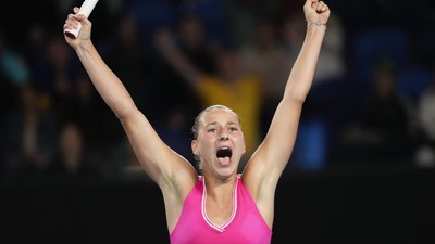Марта Костюк після перемоги у другому колі Australian Open-2024.
