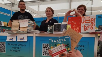 У межах проєкту "Книжки без кордонів" для українських дітей надрукували 100 тисяч книжок У межах проєкту "Книжки без кордонів" для українських дітей надрукували 100 тисяч книжок