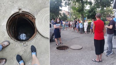 У Кропивницькому протестували проти підключення ринку до дворової каналізації