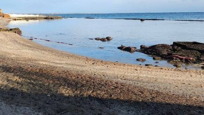 Чорне море, море відійшло від берега
