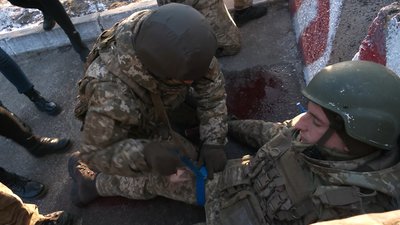 На Черкащині відбулися медико-тактичні навчання прикордонників