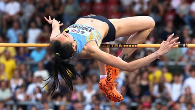 Ірина Геращенко на етапі Діамантової ліги у Цюриху