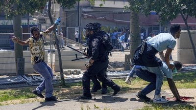 Зіткнення еритрейських протестувальників з ізраїльськими спецпризначенцями, Тель-Авів