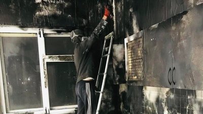 В пожежній частині Одеси створюють "згорілу" кімнату задля навчання дітей В пожежній частині Одеси створюють "згорілу" кімнату задля навчання дітей