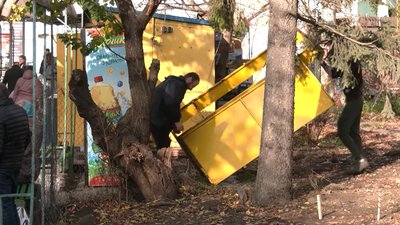 Демонтаж 28 тимчасових споруд поблизу ринку "Сагайдачний" у Рівному