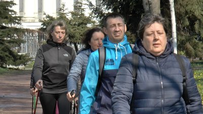 Полтавці готуються до міжнародних змагань зі скандинавської ходьби Полтавці готуються до міжнародних змагань зі скандинавської ходьби