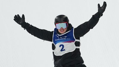 Зої Садовскі-Сіннотт після того, як виборола четверту медаль на Олімпійських іграх