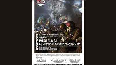 Афіша фільму Maidan, la strada verso la guerra