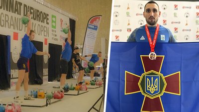 Геннадій Тимофєєв кроп гирі чемпіон Європи. Париж 2024