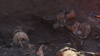На Харківщині знайшли останки майже 100 солдатів Другої світової війни На Харківщині знайшли останки майже 100 солдатів Другої світової війни