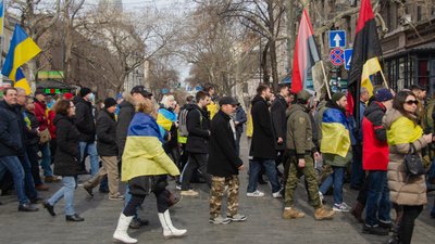 В Одесі відбувся Марш Єдності. Близько двох тисяч людей пройшли центром міста. ФОТО В Одесі відбувся Марш Єдності. Близько двох тисяч людей пройшли центром міста. ФОТО