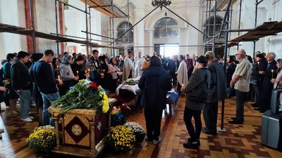 Прощання з Анатолієм Мосоруком у Луцьку Прощання з Анатолієм Мосоруком у Луцьку