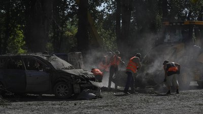 Наслідки російського удару, Кам'янське