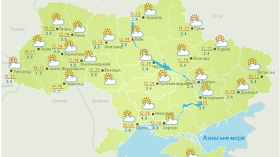 Вихідними у Полтаві буде сонячна погода Вихідними у Полтаві буде сонячна погода
