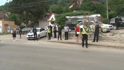 На Тернопільщині підприємці перекрили дорогу На Тернопільщині підприємці перекрили дорогу