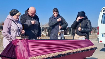 У Харкові попрощалися із загиблим в'язнем концтаборів Борисом Романченком У Харкові попрощалися із загиблим в'язнем концтаборів Борисом Романченком