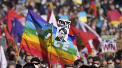 У Берліні на Лондоні на протест проти війни в Україні вийшли понад 30 тисяч людей У Берліні на Лондоні на протест проти війни в Україні вийшли понад 30 тисяч людей