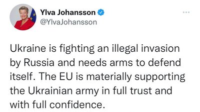 ЄС підтримує українську армію з повною довірою і впевненістю — Єврокомісар ЄС підтримує українську армію з повною довірою і впевненістю — Єврокомісар
