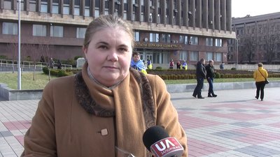 запоріжанка, учасниця мітингу до «Дня українського добровольця» Ганна Абросімова запоріжанка, учасниця мітингу до «Дня українського добровольця» Ганна Абросімова