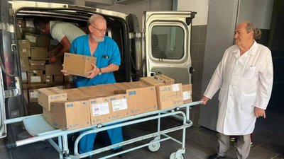 Миколаївська лікарня отримала медикаменти з Німеччини