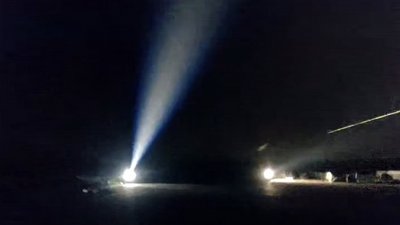 Російське ППО у Донецьку намагається збивати дрони