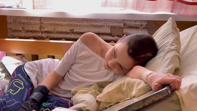 Вероніка під час лікування у Першому ТМО Львова Вероніка під час лікування у Першому ТМО Львова