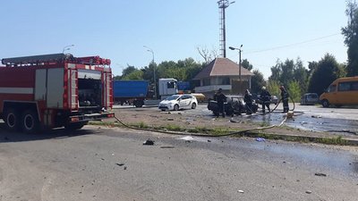 На Рівненщині на трасі Київ-Чоп ДТП, шестеро травмованих На Рівненщині на трасі Київ-Чоп ДТП, шестеро травмованих