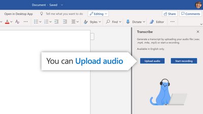 Word навчився перетворювати аудіозаписи на текст Word навчився перетворювати аудіозаписи на текст