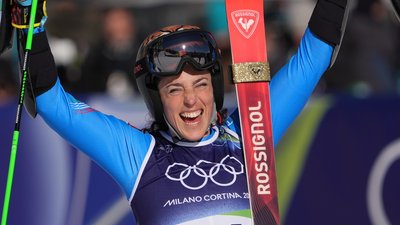 Федеріка Бріньйоне святкує друге "золото" Олімпіади-2026