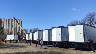 У Львові облаштовують друге модульне містечко для переселенців