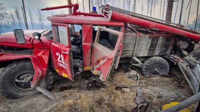 пожежне авто, підрив, спецтехніка, дснс