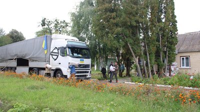 Більше 35 тонн гуманітарної допомоги жителям Ізюма передала Вільшанська громада Житомирщини Більше 35 тонн гуманітарної допомоги жителям Ізюма передала Вільшанська громада Житомирщини