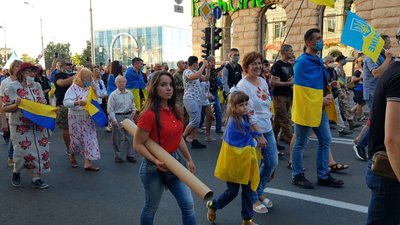 Центром Харкова рушив Марш Незалежності