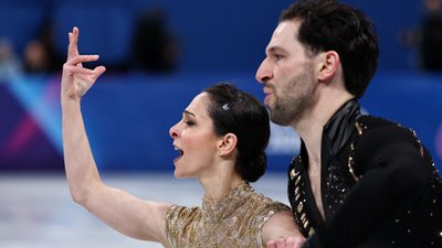 Діанна Стеллато-Дудек та Максим Дешам на дебютній Олімпіаді-2026 у фігурному катанні