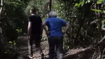 На Тернопільщині розчистили стежку до Франкових скель На Тернопільщині розчистили стежку до Франкових скель