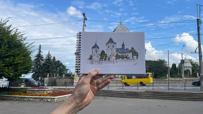Надставна церква на малюнку Надставна церква на малюнку
