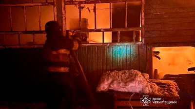 Внаслідок пожежі літньої кухні на Чернігівщині загинув чоловік