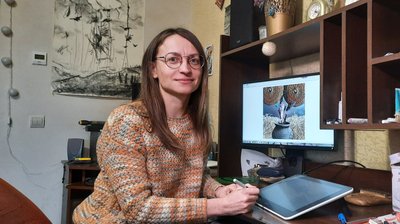 "Українське сонце повинне спалити Москву", - кропивницька художниця бореться проти війни мистецтвом