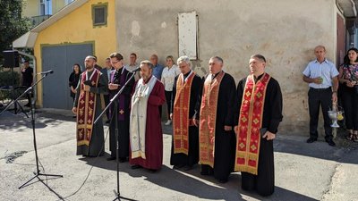 Молебень за загиблими в Теребовлі від рук НКВС Молебень за загиблими в Теребовлі від рук НКВС